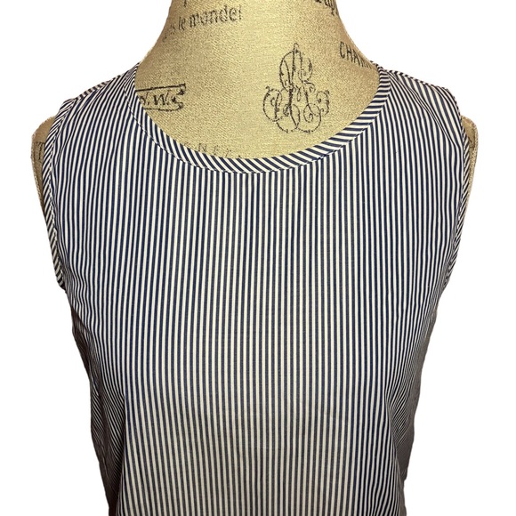 English Factory Blue & White Striped Tank Top - Picture 3 of 5